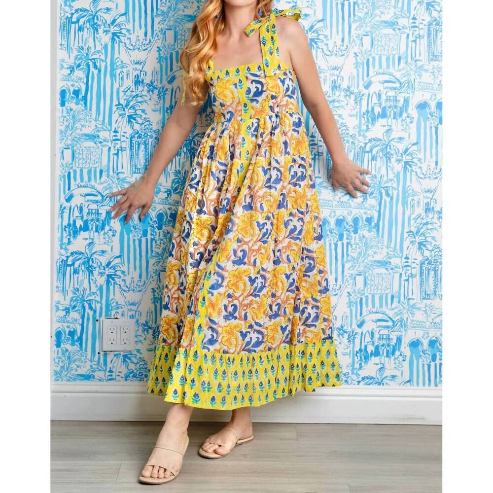 NEW BRISARA priya maxi dress in positano